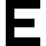 E SVG Icon